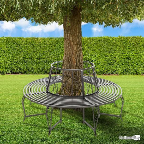 Banc De Jardin Pour Arbre 360 Rond Anthracite Baches 6745815