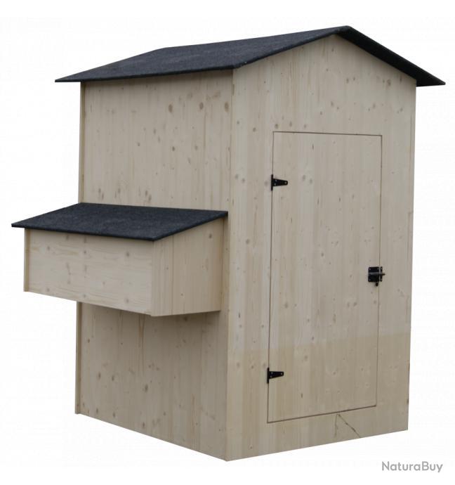 Poulailler en douglas PN0042 19 mm (6 a 25 poules) avec pondoir sans parc