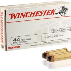 CARTOUCHES  chasse 44 REM. MAG  240 gr  X 50