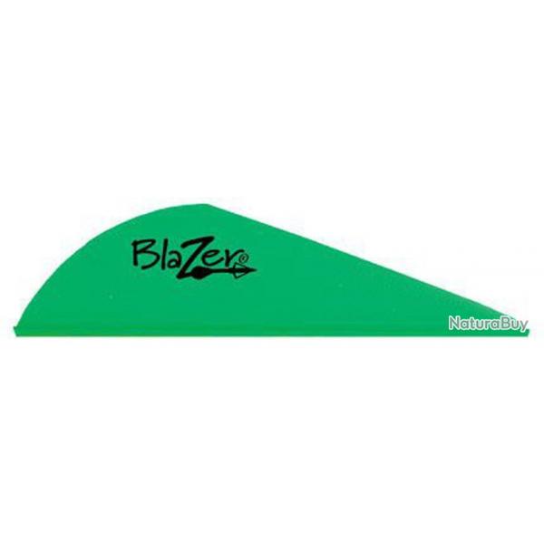 Vanes Blazer 2" - VERT FLUO (par 12)