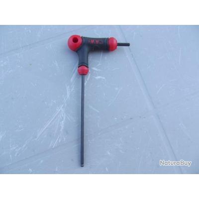 Clé Allen Longue INBUS 3mm Avec Embout Sphérique - Fabriqué En Allemagne