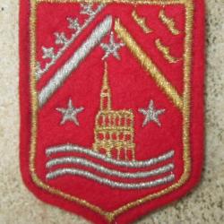 Insigne Tissu Brigade d'Alsace,Etat-Major de Strasbourg