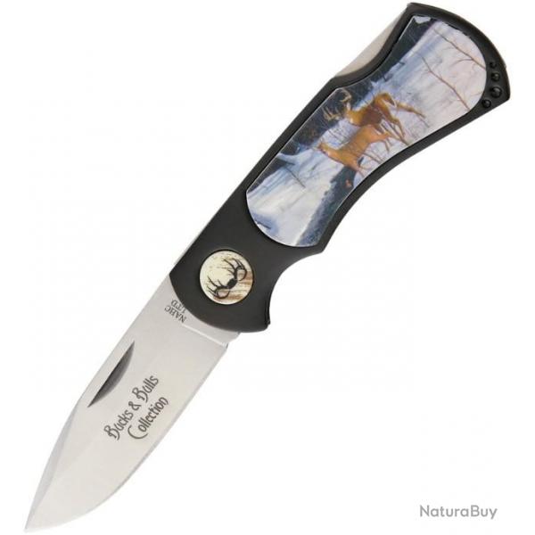 Couteau Pliant Elk Lockback avec Pochette de rangement H176507