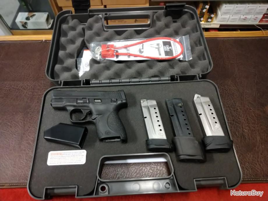 Smith Wesson Mp9 Shield Cal 9x19 En Tres Bon Etat 2 Chargeur 9 Et 10 Coups Mallette Pistolets De Categorie B