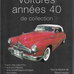 voitures années 40 de collection cotations , estimations, caractéristiques, de patrick lesueur epa