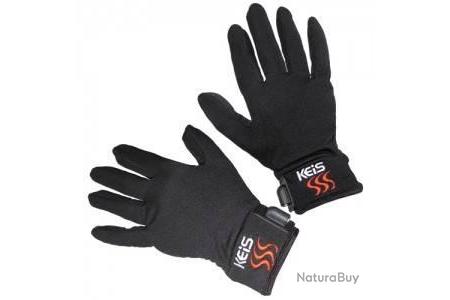 Keis G101 Sous gants chauffants Noir - Gants de Chasse (6764395)