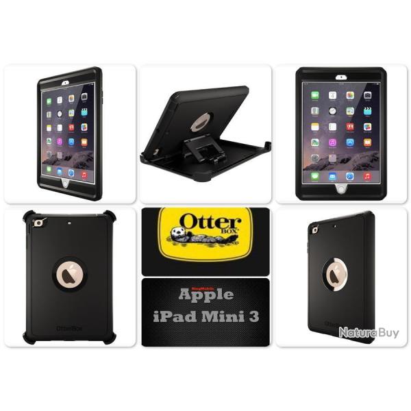 Coque Anti Choc OtterBox Defender pour iPad, Couleur: Noir, Smartphone: iPad Mini 1/2/3