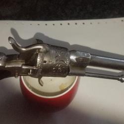 revolver  lefaucheux  calibre 7mm broche luxe