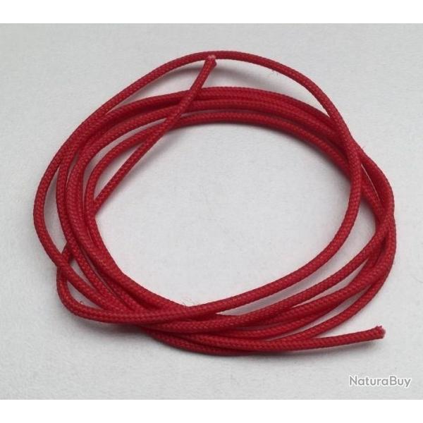 Boucle de traction (D-Loop) BCY Rouge ep 2mm long 1m