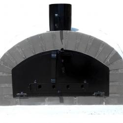 +Four a pizza ou pain en pierre Narbonne 0031-01 avec cheminée 90 x 90 cm