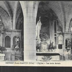 béthisy saint martin l'église les trois autels  béthisy-saint-martin