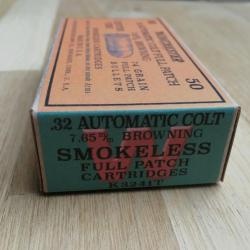R&eacute;plique boite VIDE Winchester pour 50 munitions 7.65 .32ACP Automatic Colt Pistol Full Patch 74gr