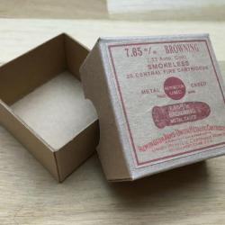 R&eacute;plique de boite Remington UMC pour 25 munitions 7.65 .32ACP Smokeless Central Fire Cartridges
