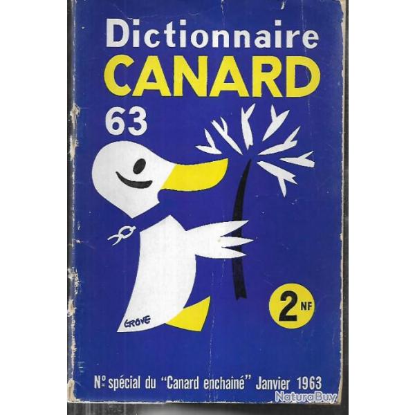 le canard enchain dictionnaire janvier 1963 numro spcial