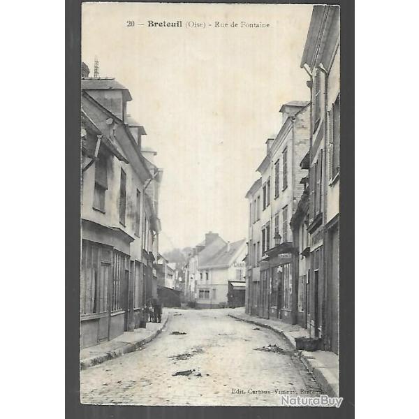 breteuil rue de fontaine, oise , picardie