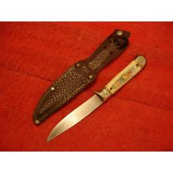 Rare couteau Allemand ancien, panoplie Indien, scout