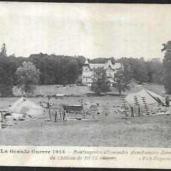 betz boulangeries allemandes abandonnées dans le parc du chateau , la grande guerre 1914 , oise