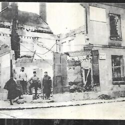 berneuil sur aisne maisons bombardéesla grande guerre 1914-15 , oise , picardie