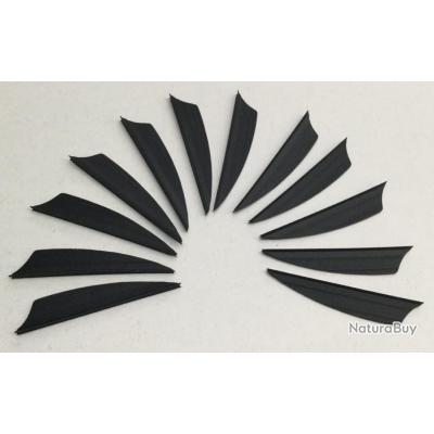 ZZYB 50 Pièces Plumes De Chasse 2 Pouces - Fletching Vanes Plastique Pour Flèches DIY