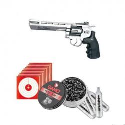 Pack Dan Wesson 6 Pouces + 500 Plombs 4.5 + 5 Co2 +  10 Cibles