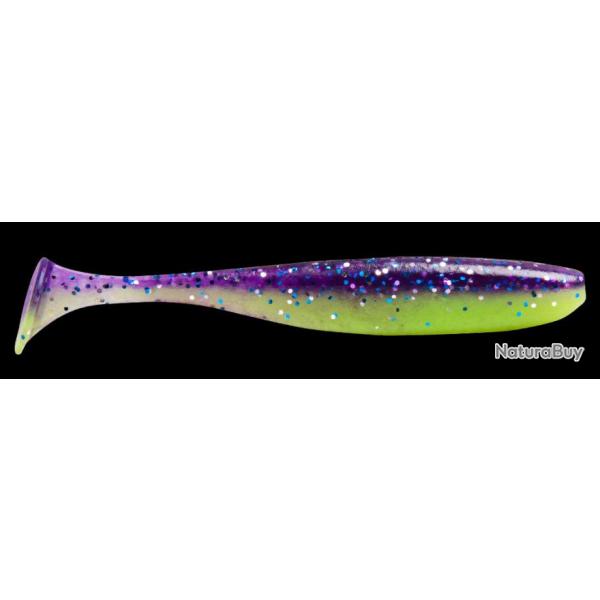 Leurre souple Keitech Easy Shiner 7.6cm par 10 Wof 15 Violet silver chartreuse