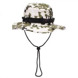 Chapeau de Brousse, Boonie Hat couleur Neige Camo MFH Taille S
