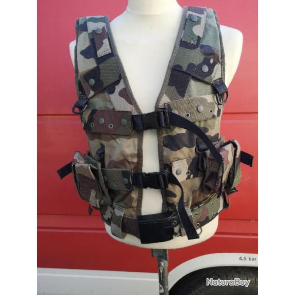 Gilet multipoches camo arme Franaise occasion GT