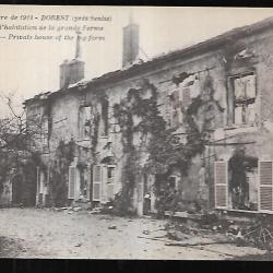 borest maison d'habitation de la grande ferme guerre de 1914