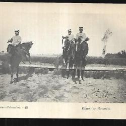 dinan 13e hussards sauts d'obstacles , cavalerie , cheval , cavaliers