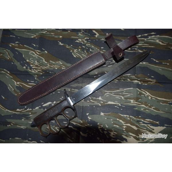 Couteau Custom Knuckle Poignard Combat Trench Knife 2
