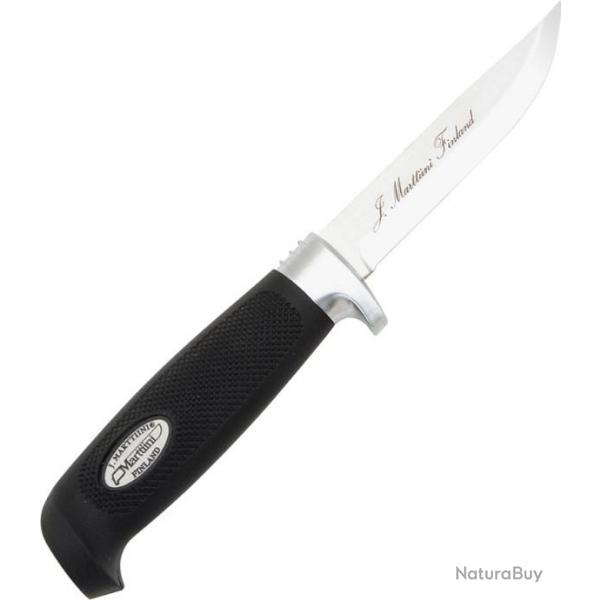Couteau de chasse Marttiini Made in Finland Manche en Kraton avec Etui en Cuir MN01007