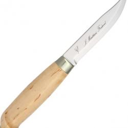 Couteau de chasse MARTTIINI Made in Finland Manche en bouleau avec Etui en Cuir MN13101007