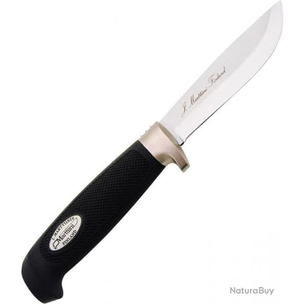 Couteau de chasse Skinner MARTTIINI Made in Finland Manche en Kraton avec Etui en Cuir MN1407