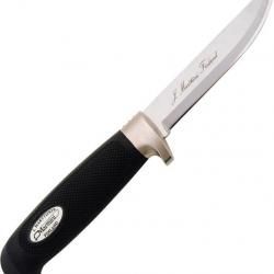 Couteau de chasse Utilitaire MARTTIINI Made in Finland Manche en Kraton avec Etui en Cuir MN1507