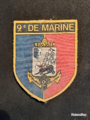 Patch écusson BCR MARNE Doré Marine Nationale - Original France Scratch