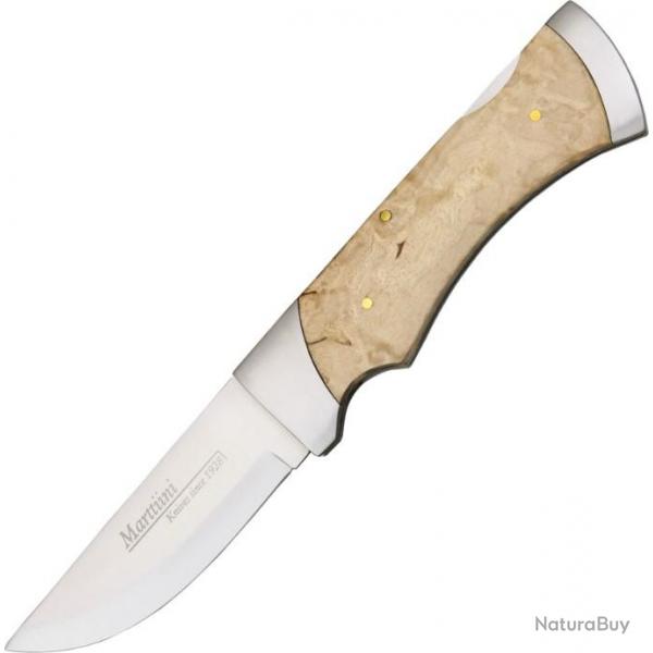 Couteau Pliant Mbuba MARTTIINI Made in Finland Manche en bouleau MN93011507