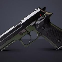 Pistolet REX ZERO 1 Standard OD Green Calibre 9 mm Luger