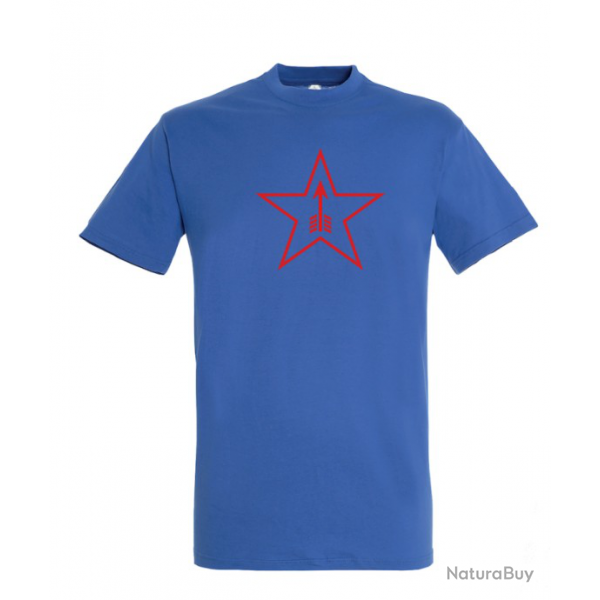 t-shirt logo Arsenal Tula bleu (Mosin-nagant, SKS Simonov, SVT-40, Tokarev, AK47, AK74)