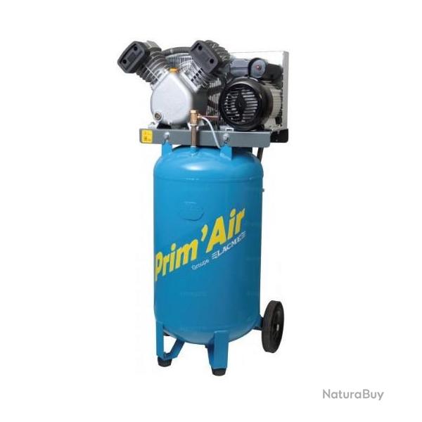 Compresseur vertical 3CV Monophas 21 m3/h 100L PRIMAIR VVM 21/100 Lacme