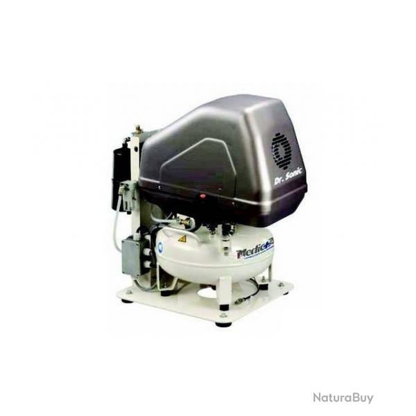 Compresseur  air insonoris pour dentiste et laboratoires 1,5CV 1,1kW 230V 24L Dr.Sonic 160-24F-FM-