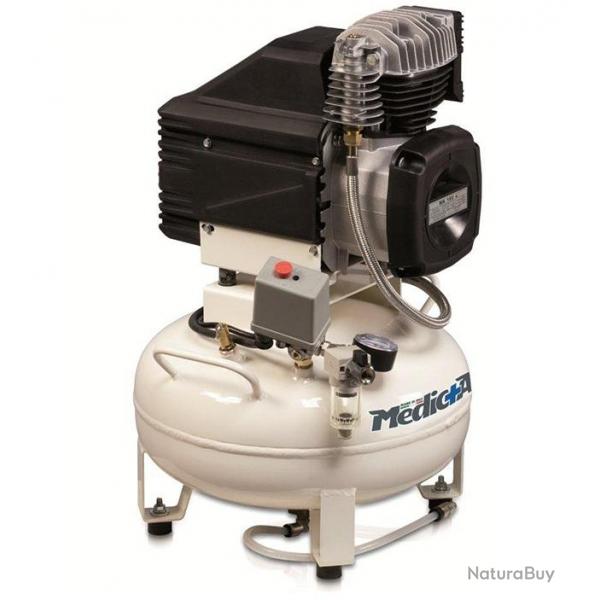 Compresseur pour dentiste et laboratoire 1,5HP 1,1kW 24L Med 160-24F-FM-1,5M Nuair