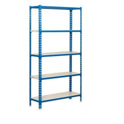 Etagère 5 niveaux Simonrack KIT SIMONCLICK PLUS 5/400 bleu/blanc 2000x1000x400mm SIMONRACK