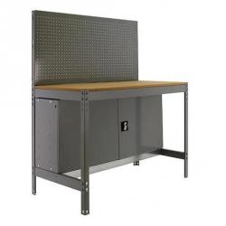 SimonRack - Kit Etabli 1440x900x600mm Charge 400Kg -  SIMONWORK BT-2 LOCKER 900 GRIS FONCE Simon Rac