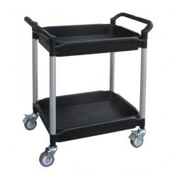 Servante polyvalente 180 kg 2 plateaux avec rebords SR2 Stockman