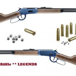 Carabine Winchester Bleutée Légends cowboy  Cal. 4.5 Bille Acier