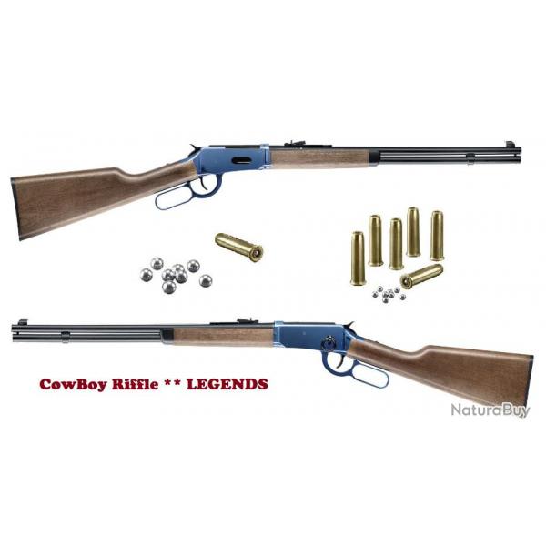 Carabine Winchester Bleute Lgends cowboy Riffle  Cal. 4.5 Bille Acier