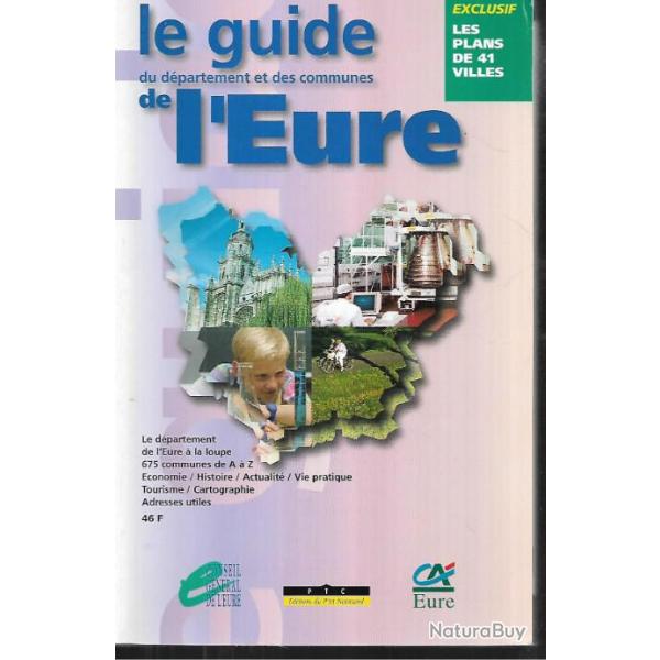 le guide du dpartement et des communes de l'eure , 41 plans de villes