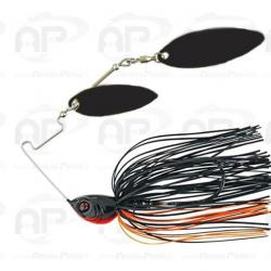 Leurre Sakura Cajun Spinnerbait 3/4 d'oz (21 gr) BLACK JACK