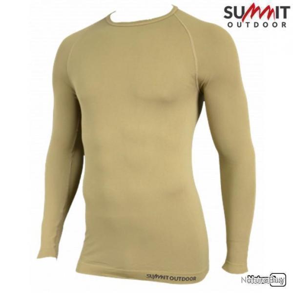 Tee-Shirt SUMMIT OUTDOOR Active Line manches longues Coyote
