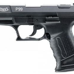 Pistolet à blanc Walther P99 Noir 9 mm PAK + Malette
